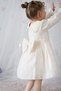 Girls' Dress Long Sleeve Ruffled V-Neck Special Occasion Birthday Wedding Party Daily Baby Girl Dress - 5