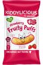 Strawberry Fruity Puffs-Kids Snack - Crumb Free - Suitable for 7+ Months - 4 Packs (4x1