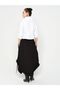 Zippered, Designer, Side Gathered Skirt - 3