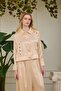 Silk Satin Suit with Baggy Pants