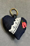 - Ege 7366 5779 Handmade Heart Model Rose Motif Keychain - 3
