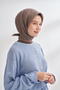 Premium Twill Silk Scarf - Toprak - 4