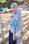 Inspired Velarose Pattern Shawl - Blue - 2