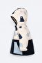 Cute Bear and Elephant Patterned, Hooded, Soft Fur Lined Inside, with Pockets, Waterproof, Children's Winter Coat - 3