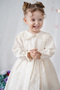 Girls' Dress Long Sleeve Ruffled V-Neck Special Occasion Birthday Wedding Party Daily Baby Girl Dress - 6