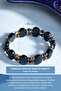 Certified Tourmaline Tiger Eye Hematite Natural Stone Bracelet
