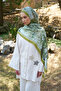 Inspired Esperanza Pattern Shawl - Green - 2