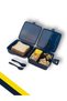 Fenerbahçe Fan 4-Compartment Lunch Box with Stadium Figure, 500 ml Water Bottle with Stadium Figure, Stationery Set - 4