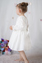 Girls' Dress Long Sleeve Ruffled V-Neck Special Occasion Birthday Wedding Party Daily Baby Girl Dress - 6