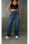"S-E-R-E-N-A-Y S-E-R-İ-E-S" New Season Women's Baggy Jeans with Buckle Detail on the Waist - 2