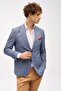 Men's Blue Bar (4 Drop) / Wide Fit Mono Collar Jacket - 2