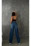 "S-E-R-E-N-A-Y S-E-R-İ-E-S" New Season Women's Baggy Jeans with Buckle Detail on the Waist - 4