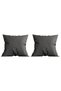 Shiny Anthracite Throw Pillow Cover Decorative Bohemian Soft Sofa Back Cushion Gift Christmas 45X45 - 4
