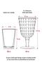 Allegra Dark Green Goblet Glass - 450 ml Single Acrylic Material - Not Glass Shatter-Resistant - 4