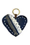 - Aegean 7366 7116 Handmade Heart Model Lace and Tassel Ribbon Keychain - 2
