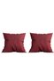Bright Red Throw Pillow Cover Decorative Bohemian Soft Sofa Back Cushion Gift Christmas 45X45 - 3