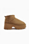 Classic Ultra Mini New Heights Short Ankle Sheepskin Platform Sole Casual Boots - 2