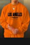 3 Yarn Combed Cotton Los Angeles Printed Unisex Sweatshirt