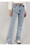 S-E-R-E-N-A-Y S-E-R-İ-E-S Wide Leg High Waist New Season Women's Lycra Recovery Palazzo Jeans - 2