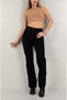 S-E-R-E-N-A-Y S-E-R-İ-E-S Wide Leg High Waist New Season Women's Lycra Recovery Palazzo Jeans - 2