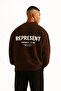 3 Yarn Combed Cotton Represent Printed Unisex Sweatshirt