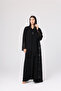 Lace Sleeves and Slides Layered Abaya
