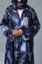 Floral Prints Blue Haze Abaya - 2
