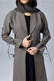 Blazer Design Tie Sleeves Abaya - 2