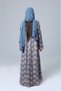 Colored Floral Lace Abaya - 3