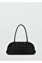 Braided Pattern Leather Shoulder Bag - 3