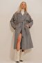 Cashmere Herringbone Pattern Coat - 2