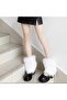 Short Fur Leg Warmers Plush Leg Warmers Y2K - 2