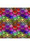 Stained Glass Patterned Frosted Glass Foil. Shower Cabin, Balcony, Kitchen, Bathroom, Office Glass. Pattern No: 11005 - 2