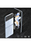 واقي شاشة لهاتف Galaxy Z Flip 4 متوافق مع ECRZ Narr Tpu للجزء الأمامي والخلفي من الجسم - 4