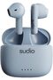 A1 Blue Bluetooth Earphones, Touch Control with Compact Wireless Charging Cradle - 2