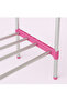 8 Tier Heavy-Duty Pink Shoe Rack Organizer with Metal Frame, Large Capacity Storage - 3