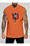 Football Player Printed Sleeveless T-Shirt