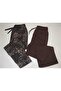 Women's 2-Piece Single-Layer Wide-Leg Soft Modal Sweatpants & Colorful Pajama Bottoms - 3