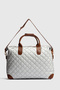 Gk74 Embroidered Suitcase Travel Holiday Suitcase Gray - 3