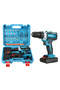 21V Cordless Drill Set, Variable Speed Electric Drill Set with 2 Batteries - 5
