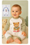 Baby Boy Jumpsuit with Bear - 2