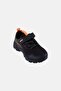 Toddlers Boy Brand Logo Velcro Closure Outdoor Shoes, Black
