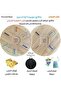Premium Solid Wood with Bag, Marbles and Plastic Gold Playing Cards for 4-6 players - - 4