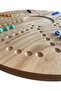 Premium Solid OAK Wooden Board Game, 54 cm Double-Sided, 4-6 Players, with Carrying Ba - 3