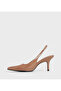 Sollenne Pointed Toe Slingback Pumps - 3