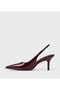 Sollenne Pointed Toe Slingback Pumps - 3