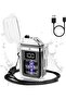 Electric Lighter with Digital Display Type C Rechargeable USB Lighter, Plasma Arc Waterproof