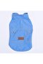 Light Blue Jeans Pattern Denim Look Cat Dog Shirt - Cat Dog Outfit - 4