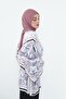 Crepe Shawl & Combed Cotton Bonnet Two-Piece Set, Ps-56, Dusty Rose - Dusty Rose - 6