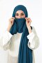 Neck-Covering Veil Featuring Combed Cotton Boned Shawl, Ps-58 - 8